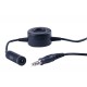 Кнопка PTT (WADSN) - EARMOR TCI для рации (Kenwood-BaoFeng) Black